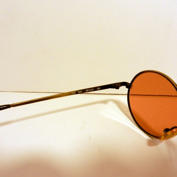 Giorgio Armani 128 705 Antique Gold Metal Brown Tortoise Plastic Sunglasses 3561 - Picture 8 of 12